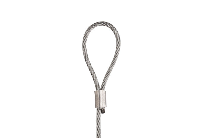 STAS steel cable with loop