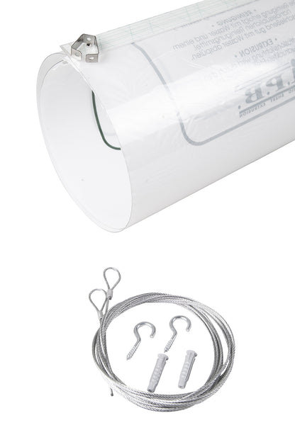 STAS barrier screen: Designed to hang without slipping; maintains hygiene standards in stores.